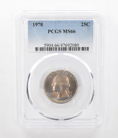 1978 Washington Quarter MS66 PCGS Beautiful Tone *2376