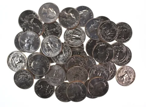 Lot (40) 1989-P Washington Quarter Clad Unc Roll