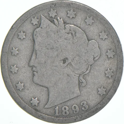 1893 Liberty V Nickel G