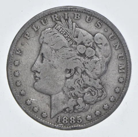 Early - 1885 Morgan Silver Dollar - 90% US Coin *862