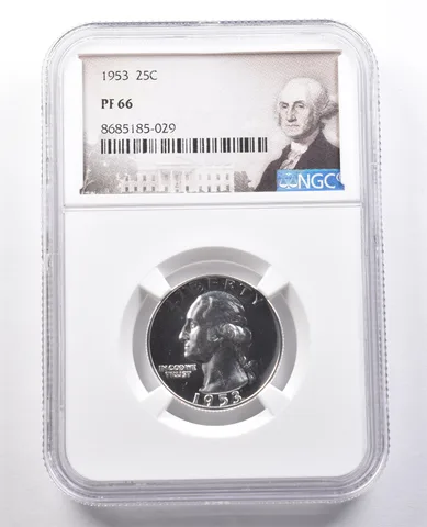 1953 Washington Quarter PF66 NGC Special Label
