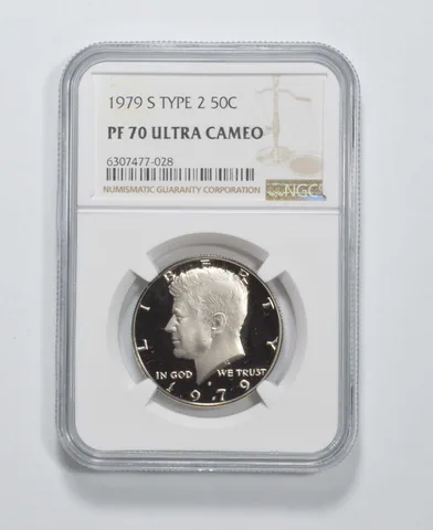 1979-S Kennedy Half Dollar Type 2 PF70 UCam NGC