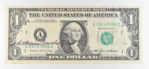 1985 $1 Boston MA FRN Green Seal Courtesy Signature *0908