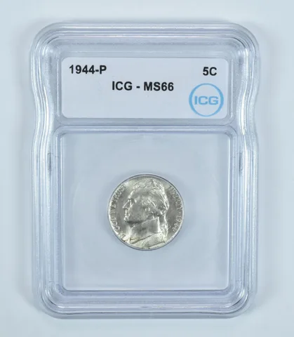 1944-P Jefferson Nickel MS66 ICG