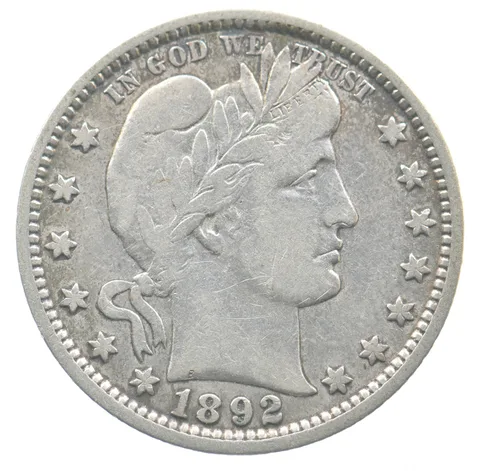 1892 Barber Quarter *4760