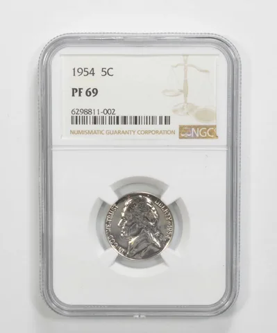 PF69 1954 Jefferson Nickel - Graded NGC *6881