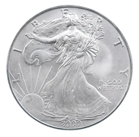 Better Date 2000 American Silver Eagle 1 Troy Oz .999 Fine Silver *656