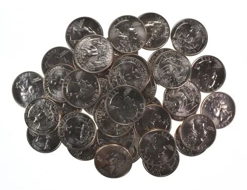 Lot (40) 1993-P Washington Quarter Clad Unc Roll