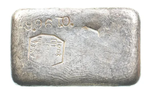 9.96 Troy Oz Silver Bar Deak Perera Vintage Poured Capital Metals 10 *5554