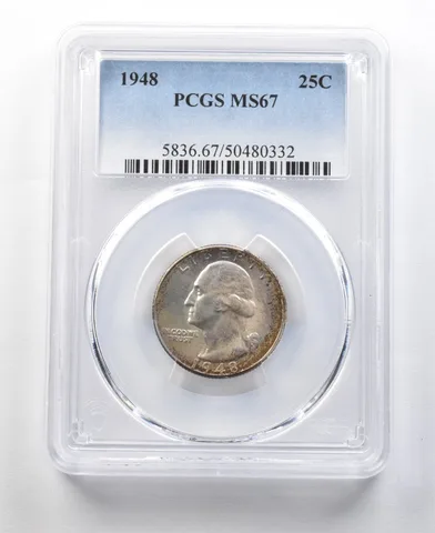 1948 Washington Quarter MS67 PCGS a0329
