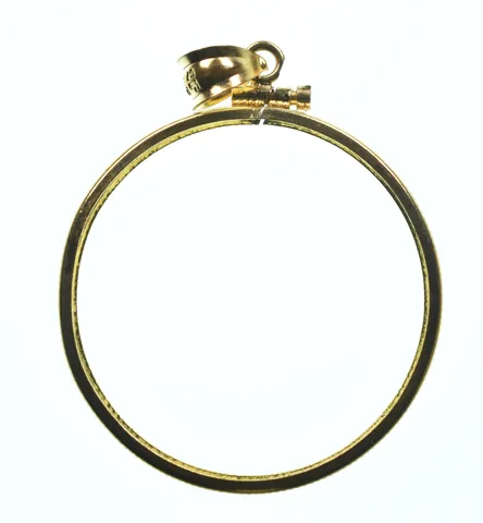 14K 32mm Gold Filled 1 Oz Canada Maple Leaf Coin Bezel Pendant Frame Edge *1448