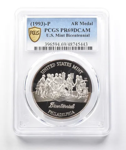 (1993)-P AR Medal US Mint Bicentennial PR69 DCAM PCGS *1193