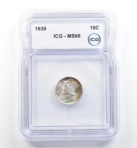 1939 Mercury Dime MS66 ICG *0097