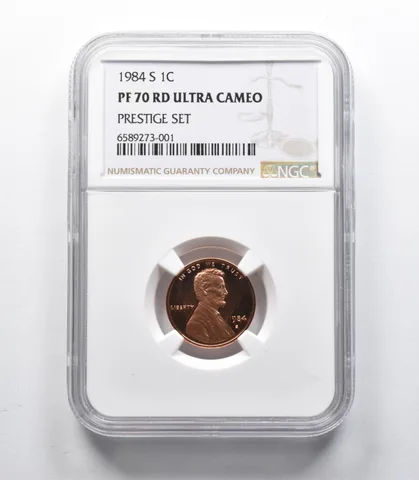 PF70 RD UCAM 1984-S Lincoln Memorial Cent Prestige Set NGC - Rare Pedigree a9354