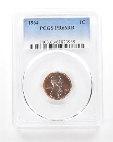 1964 Lincoln Memorial Cent PR66 RB PCGS Beautiful Tone *3440