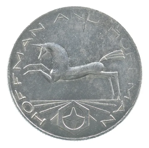 1981 1 Oz Silver Hoffman And Hoffman Unicorn a0743