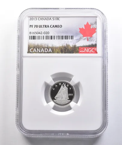 2013 Canada 10 Cents Silver PF70 UCAM NGC *6905