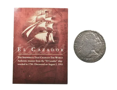 1783 Mo Mexico 8 Reales El Cazador Shipwreck *8210