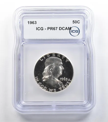 1963 Franklin Half Dollar PR67 DCAM ICG *5435
