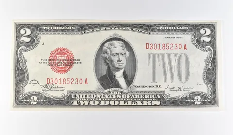 1928 E $2 Legal Tender Red Seal a9731