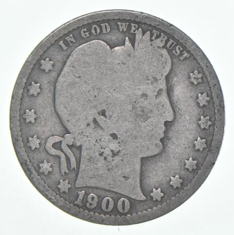 1900-S Barber Quarter Average Circ