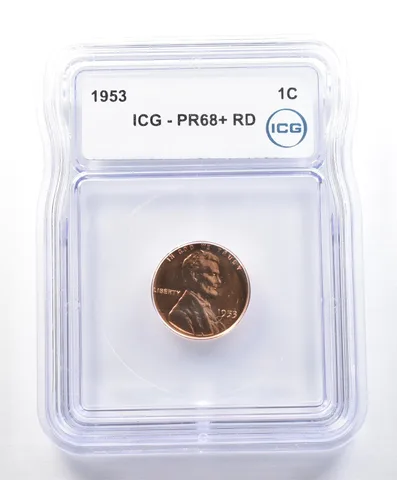 1953 Lincoln Wheat Cent PR68+ RD ICG *9015