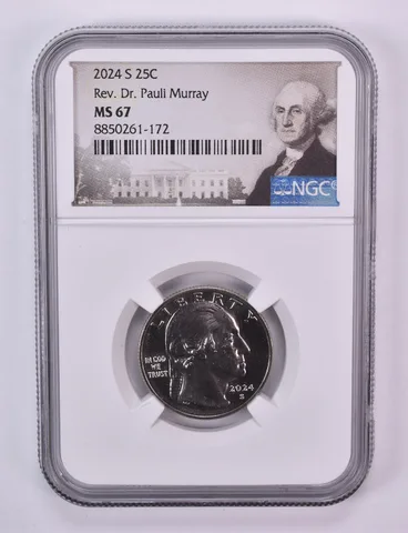 2024-S American Women Quarter Rev Dr Pauli Murray MS67 NGC Special Label