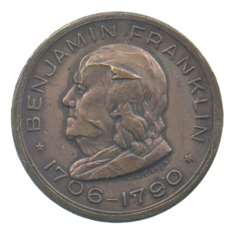 Lincoln Penny Benjamin Franklin Memorial Medal *5070