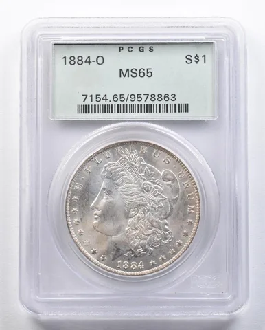 1884-O Morgan Silver Dollar MS65 PCGS OGH *1975