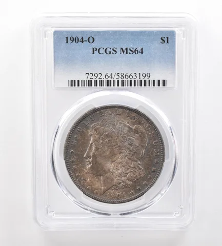 1904-O Morgan Silver Dollar MS64 PCGS Beautiful Tone a7473