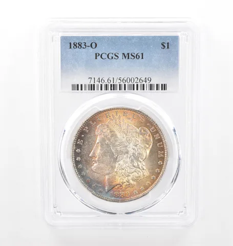 1883-O Morgan Silver Dollar MS61 PCGS Beautiful Tone *2095