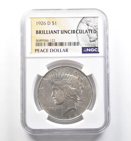 1926-D Peace Silver Dollar BU NGC *7526