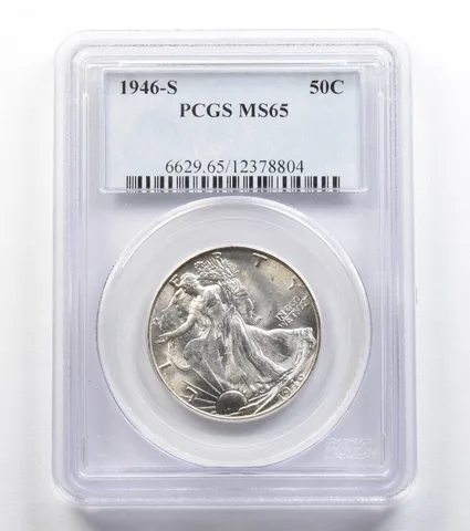 1946-S Walking Liberty Half Dollar MS65 PCGS *9618