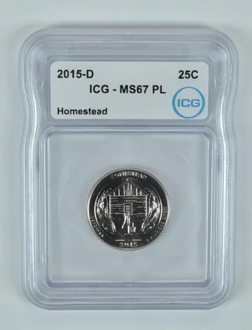 2015-D Washington Quarter ATB Homestead MS67 PL ICG