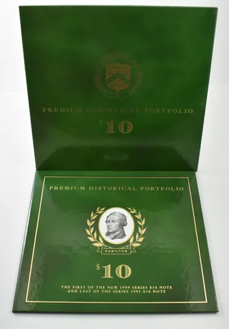 1995/1999 $10 FRN First Of 1999/Last Of 1995 Bureau Of Engraving *2880