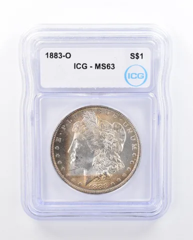 1883-O Morgan Silver Dollar MS63 ICG Beautiful Tone *3700