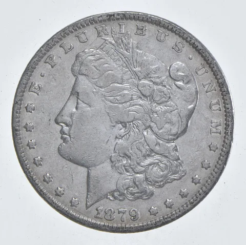 Early - 1879 Morgan Silver Dollar - 90% US Coin *864