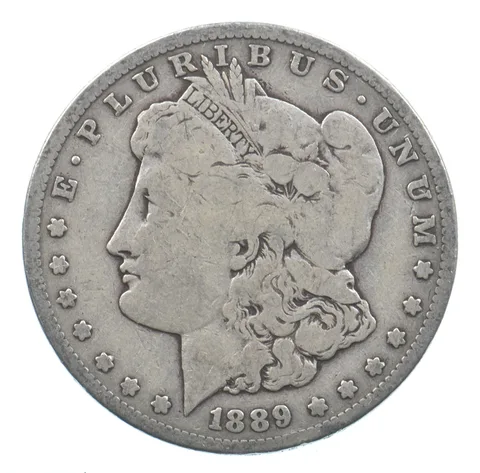 Early - 1889-S Morgan Silver Dollar - 90% US Coin *787