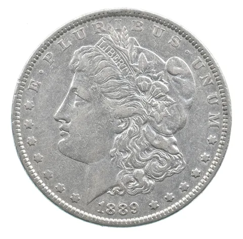 Early - 1889 Morgan Silver Dollar - 90% US Coin *988