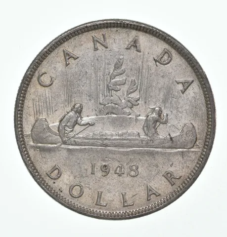 1948 Canada 1 Dollar Silver *9555
