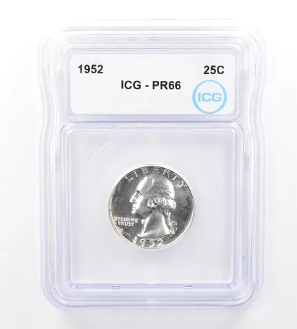 1952 Washington Quarter PR66 ICG *1717