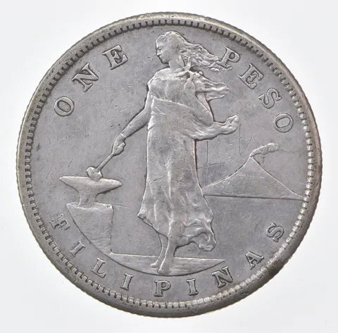 1907-S Philippines 1 Peso *0570