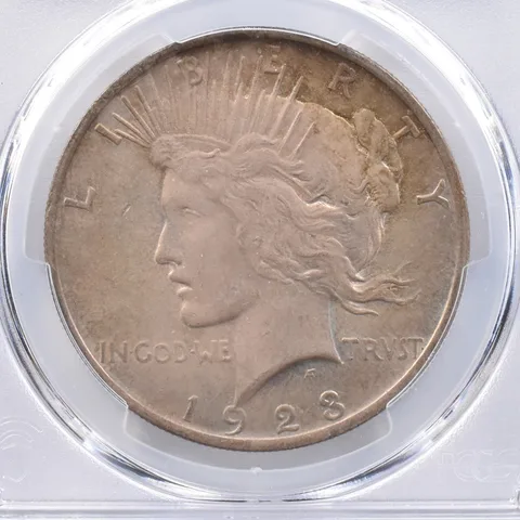 1923 Peace Silver Dollar MS64 PCGS Beautiful Tone *2377