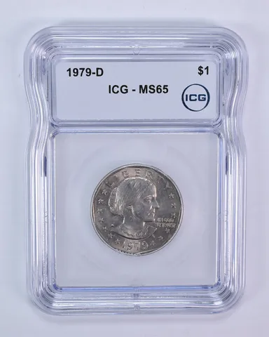 1979-D Susan B Anthony $1 MS65 ICG