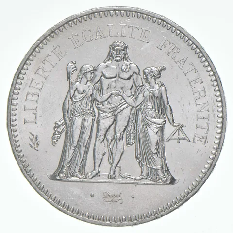 1979 France 50 Francs Hercules 90% Silver BU