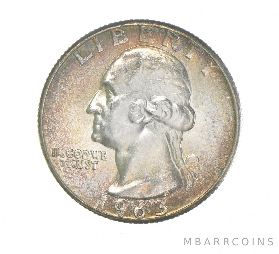 1963 Washington Quarter- Crusty Original BU *2433