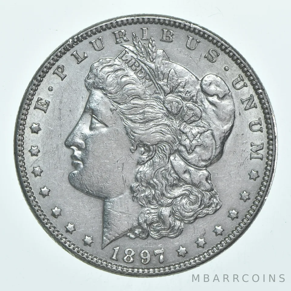 XF 1897 (P) Morgan Silver Dollar (1 coin)