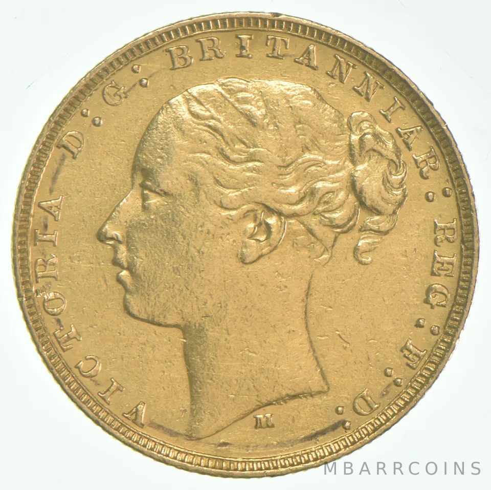 1879 Great Britain 1 Gold Sovereign Better Date a1834