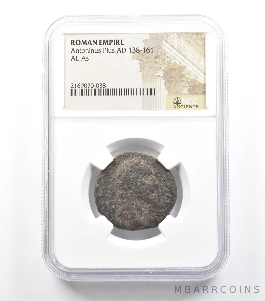 AD 138-161 Roman Empire Antonius Pius AE As NGC *5917