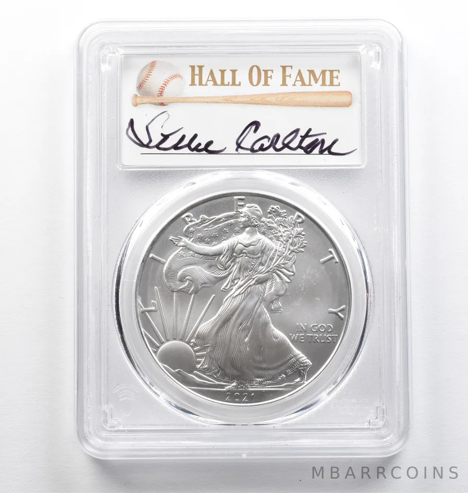 2021 (P) American Silver Eagle Type 1 Carlton Emergency FDOI MS70 PCGS *9411